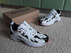 Чоловічі кросівки Reebok DMX 1200 White/Black/Red білі з чорним, фото 2