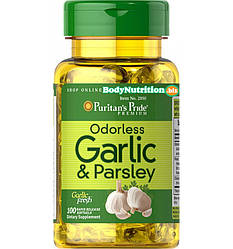 Витамины Puritan's Pride Odorless Garlic 500 mg 100 Rapid Release softgels