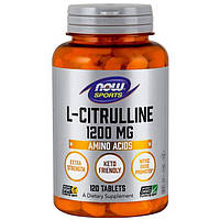 L-Citrulline 1200 мг NOW, 120 таблеток