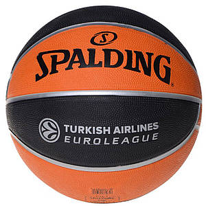 Баскетбольний м'яч Spalding TF-150 Turkish Airlines Euroleague р. 7 (30 01514 01 0317)