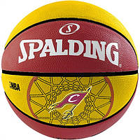 Баскетбольный мяч для стритбола Spalding NBA Team Cleveland Cavaliers р. 7 (3001587012417)