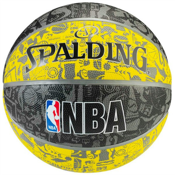 Баскетбольний м'яч Spalding Graffiti Yellow р. 7 (30 01551 01 1517)
