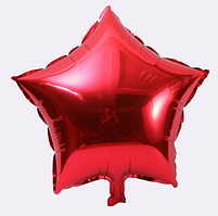 Куля фольгована зірка ЧЕРВОНА, 18 дюймів (44 см)
