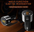 Mini Bluetooth ФМ модулятор / Гучний зв'язок / Зарядний USB, фото 2