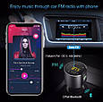 Mini Bluetooth ФМ модулятор / Гучний зв'язок / Зарядний USB, фото 3