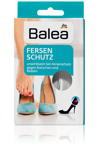 Протиковзні гелеві закаблуки для взуття Balea Fersenschutz, 1 пара.