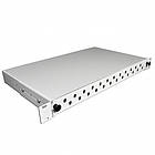 Патч-панель 24 порта ST/FC, пустая, кабельные вводы для 2xPG13.5 и 2xPG16, 1U, серая.