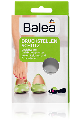 Гелевые мини-вкладыши для обуви Balea Druckstellenschutz, 6 шт. - фото 1 - id-p86786445