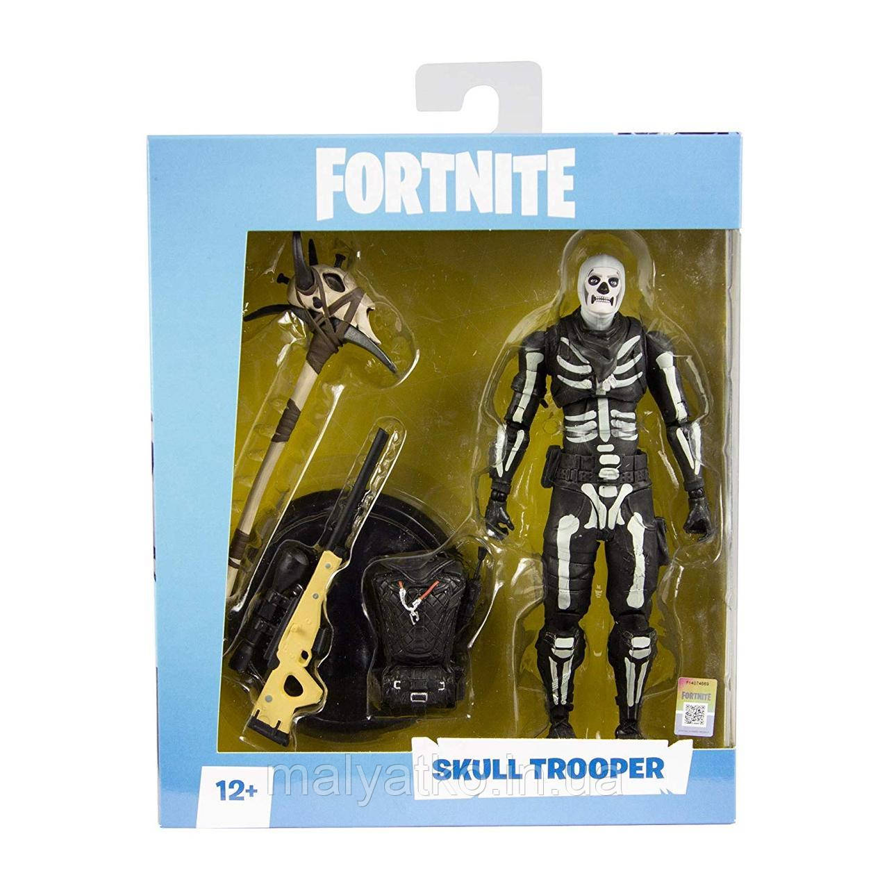 Фігурка McFarlane Toys Fortnite Skull Trooper Premium Скулл Трупер 18см, фото 1