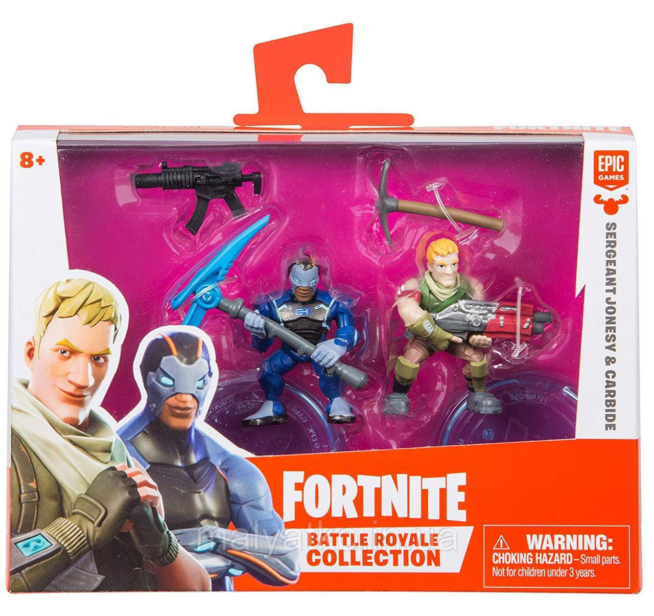 Набір фігурок Fortnite Battle Royale Collection: Carbide & Sergeant Jonesy, фото 1