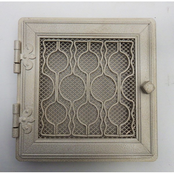 Каминна вентиляційна решітка Stylowa, білий антик, фото 1