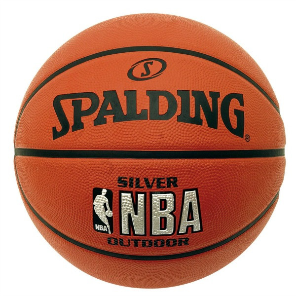 Баскетбольний м'яч Spalding NBA Silver Outdoor р. 3 (30 01592 02 0013)