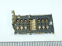 Sim002 SIGMA X-TREME PQ24 Dual SIM+SD/TF Card Tray Reader Slot Holder Holder Connector Socket роз'єм гніздо конектор