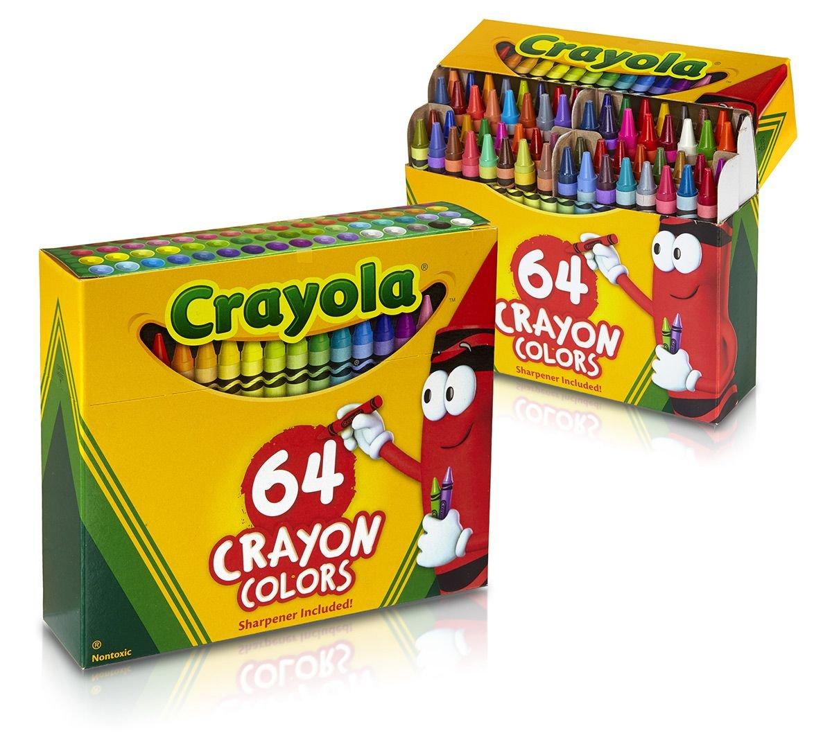 Цветные восковые карандаши, в наборе 64 штук, Crayola (Крайола) - фото 2 - id-p333942557