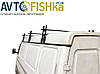 Багажник на водостоки 175 см сталь, прямокут. 1 планка 2 лапи Газель, фото 2