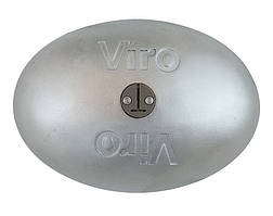 Замок VIRO VAN VANLOCK R STAINLESS_STEEL навісний на дверцята автомобіля 90 см 3KEY (Італія)