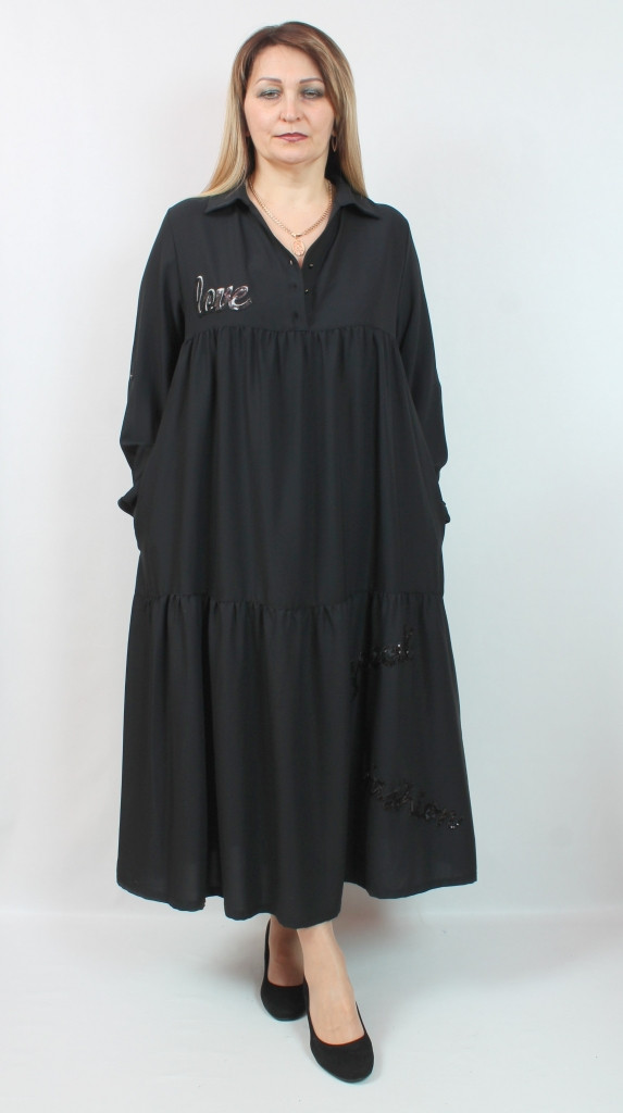 Турецьке довге жіноче плаття великих розмірів 54-64