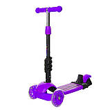 Трьохколісний самокат iTrike Maxi 5 в 1 JR 3-026-M, фіолетовий, фото 3