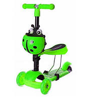 Триколісний самокат iTrike Maxi 3 в 1 JR 3-054-E, зелений