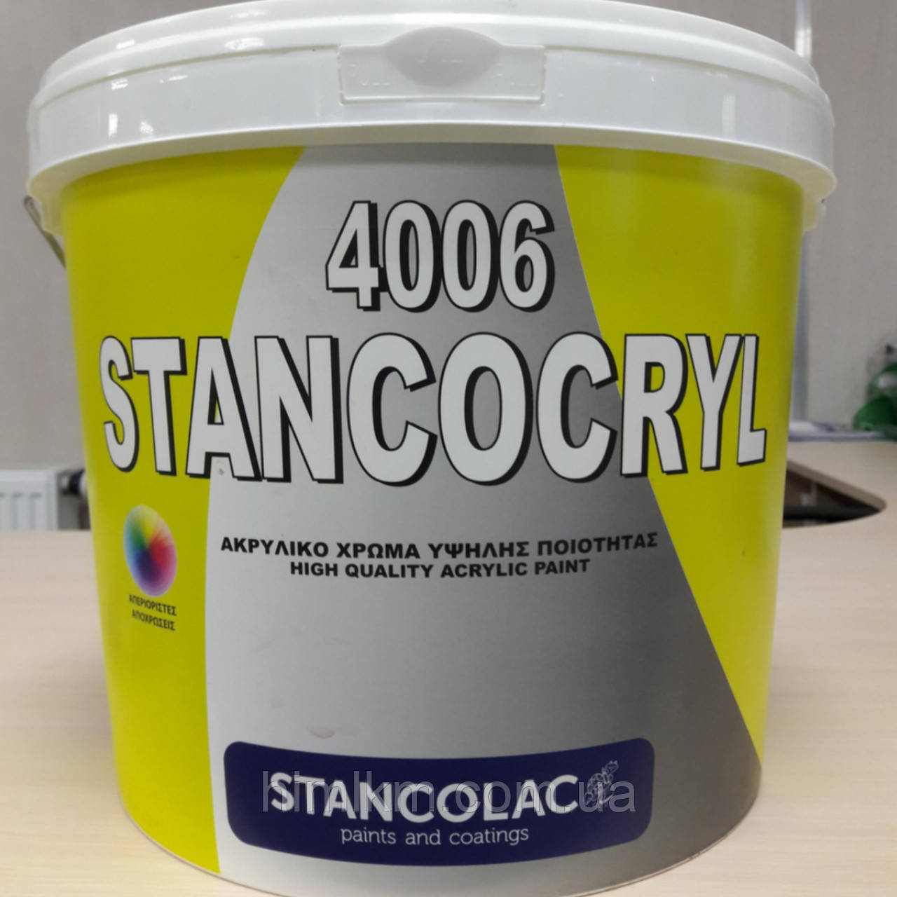 Краска акриловая фасадная для всех типов зданий, стойкая к УФ и ...