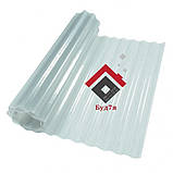 Гофрований шифер Волнопласт 2,5х20 м (прозорий), фото 4