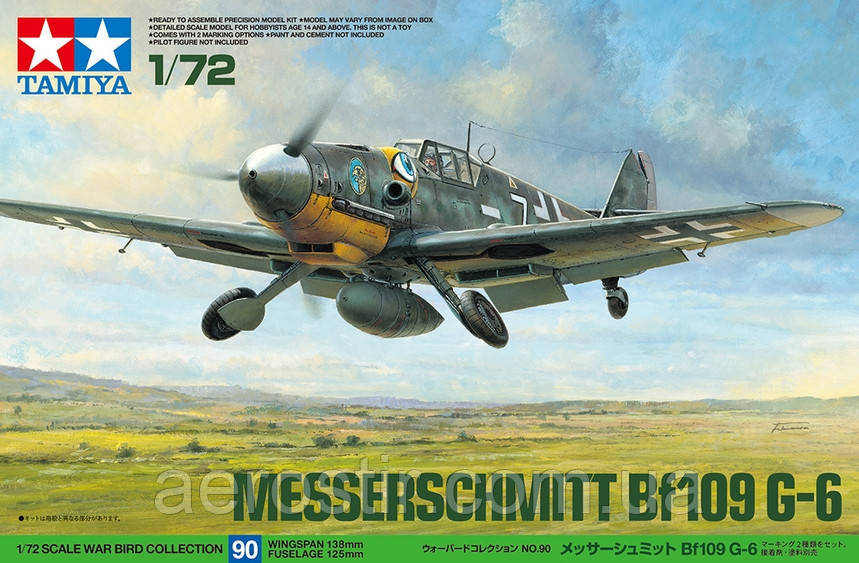 Messerschmitt Bf109 G-6 1/72 Tamiya 60790