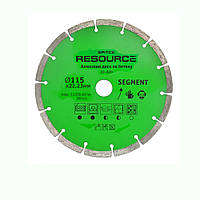 Алмазный диск "SEGMENT", 115 мм, Resource Spitce (22-820) шт.