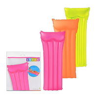 Пляжний надувний матрац з підголівником Intex 59717, 183 × 76 см