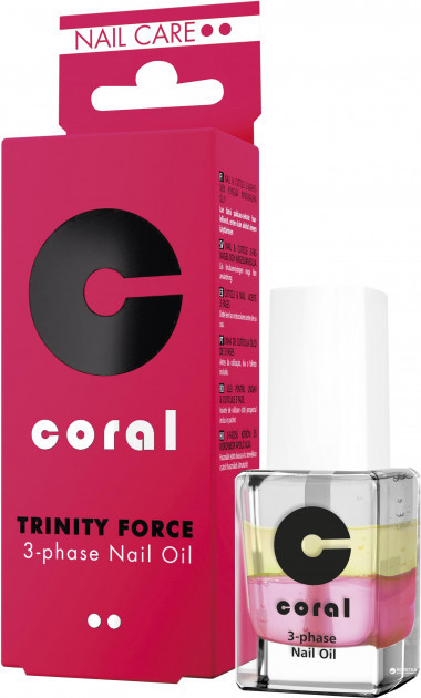 3-фазна олія для кутикули, Coral, 11 мл.