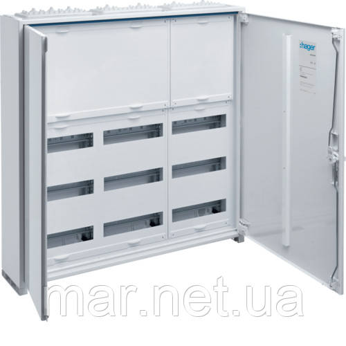 Щит Univers IP44 / II 800х800х161мм 108мод. з блоком для клем, фото 1