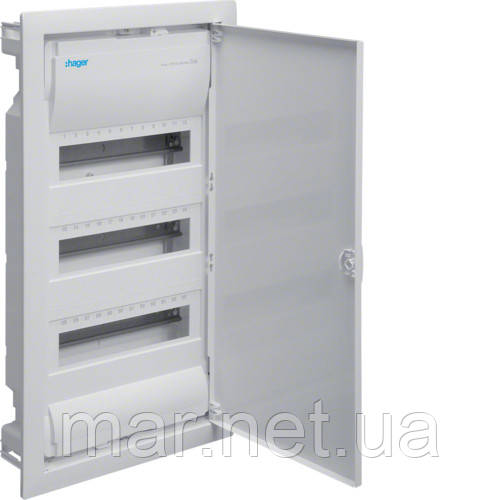 Щит на 36 (42) модулів, в / у з металевими дверима, без клем, VOLTA, фото 1