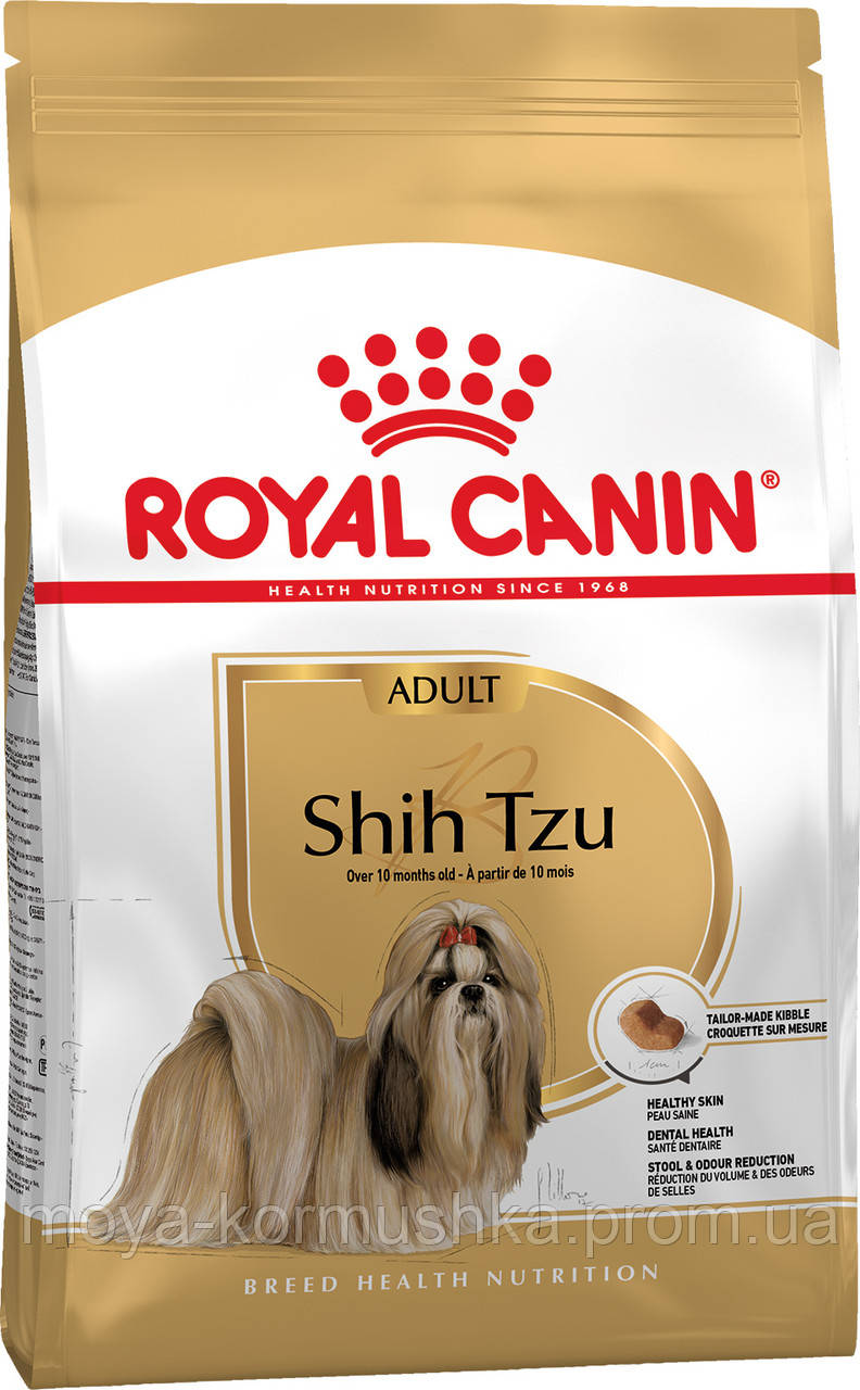 Сухой корм Royal Canin Shih Tzu Adult для взрослых собак породы Ши-Тцу - фото 2 - id-p583531187