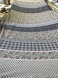Сатин Люкс Прованс з імітацією клаптикового шиття, ширина 220 см, фото 8
