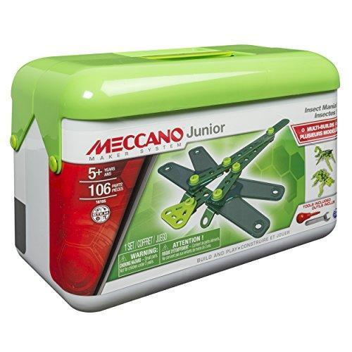 Конструктор Мікроноїд Meccano Junior Tool Box — green 106 деталей, фото 1