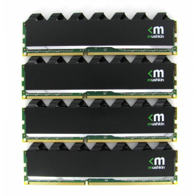Оперативна пам'ять Mushkin Blackline 32 GB DDR4 UDIMM 32GB kit 4x8GB PC3-22400 28 для настільного комп'ютера