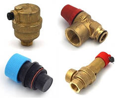 Клапани повітряні та запобіжні