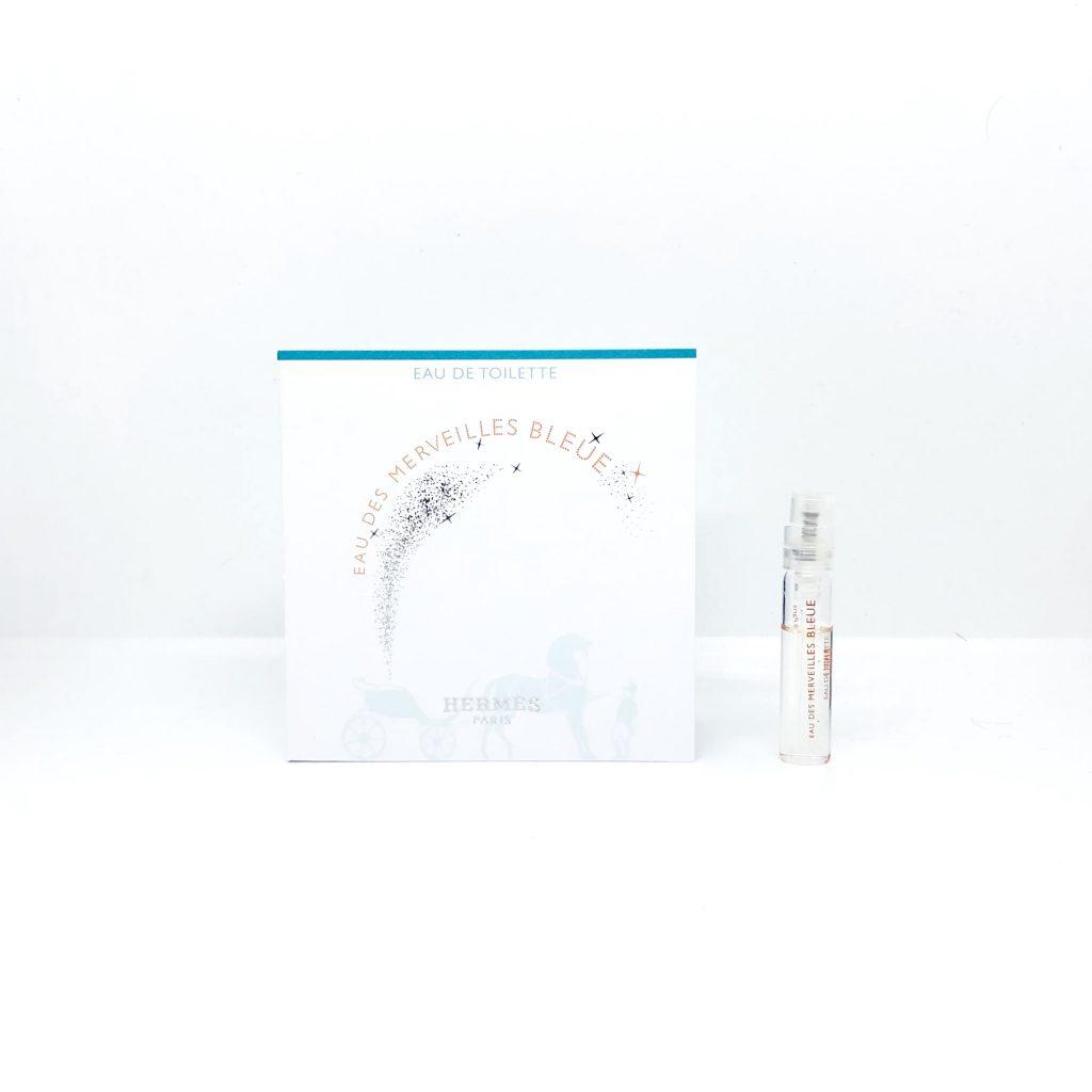 Оригінальний пробник туалетної води Hermes Eau des Merveilles Bleue 2ml, фужерний водяний аромат для жінок