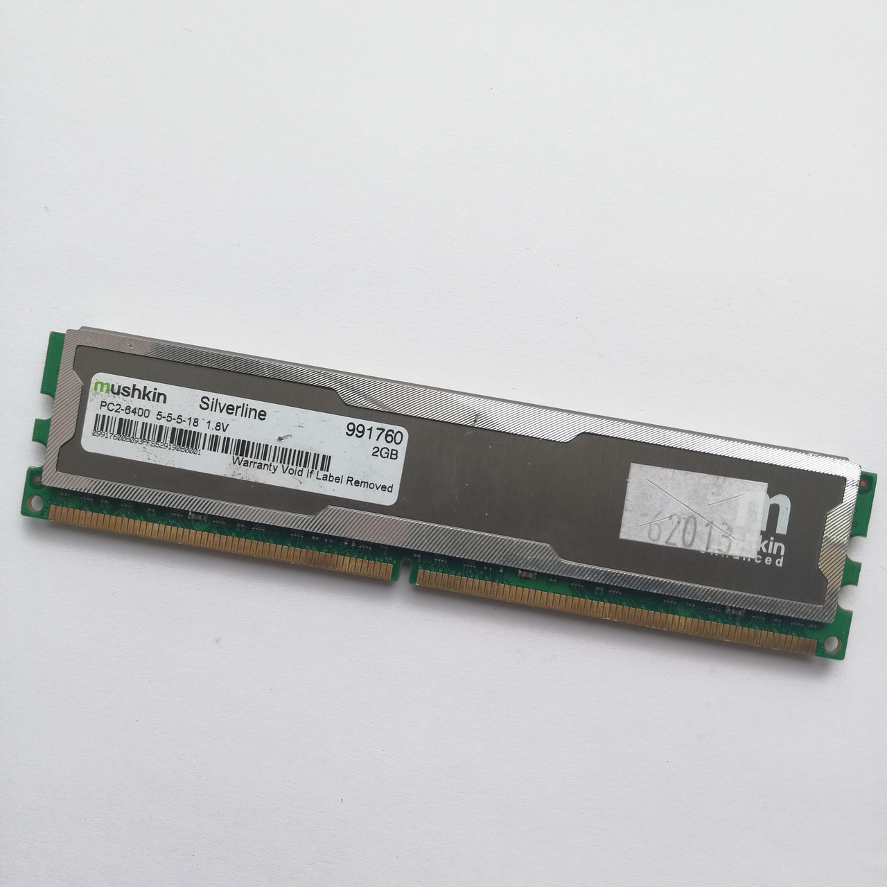 Ігрова оперативна пам'ять Mushkin DDR2 2Gb 800MHz PC2 6400U CL5 (991760) Б/В