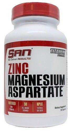 SAN Zinc Magnesium Aspartate  (90 caps)