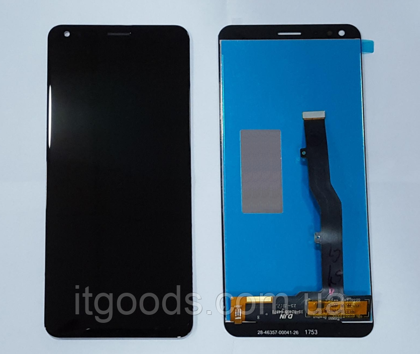 Оригінальний дисплей (модуль) + тачскрін (сенсор) для ZTE Blade V9 (чорний колір)