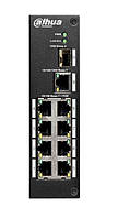 Коммутатор POE Dahua PFS3110-8P-96 с 8 портами POE + 1 порт UP-Link 1000Мбит + 1 порт SFP