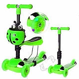 Триколісний самокат iTrike Maxi 3 в 1 JR 3-054-E, зелений, фото 3