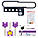 Замок MUL-T-LOCK VAN CONTAINER BLACK навісний на дверцята контейнера 4867 3KEY DND3D_PURPLE_INS (Ізраїль), фото 6