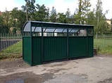 Навесы для мусорных контейнеров, баков ТБО, фото 2
