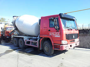 Автобетоновоз марки Howo об'ємом 7 м.куб.Габарити 8715х2496х3850