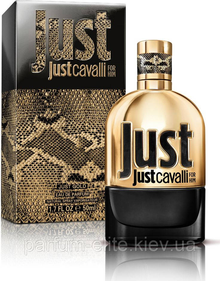 Чоловіча парфумована вода Roberto Cavalli Just Gold for Him 30ml