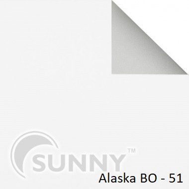 Рулонні штори для вікон у відкритій системі Sunny, тканина Alaska BO, фото 1