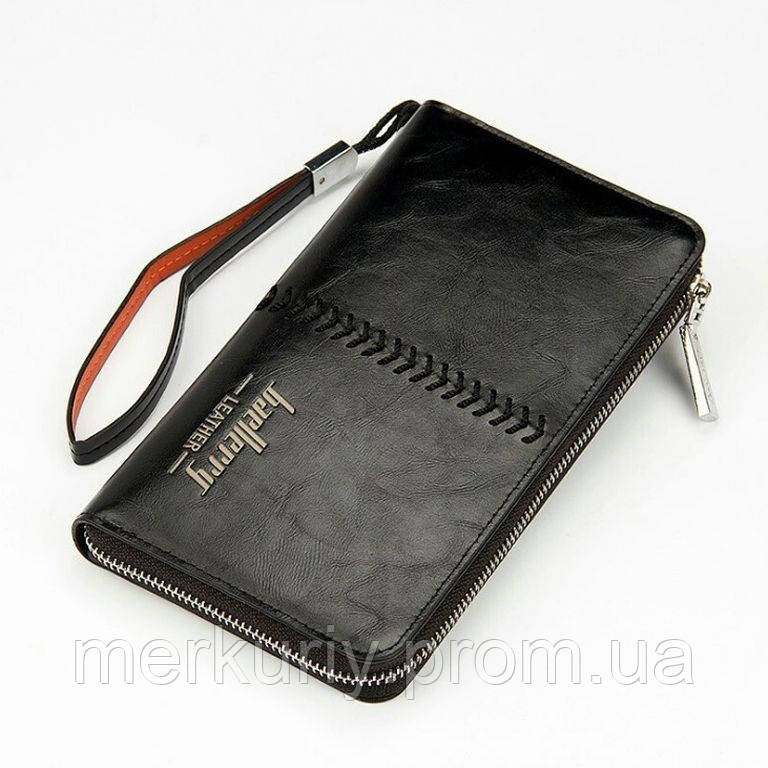 Портмоне-клатч Baellerry Leather чорний