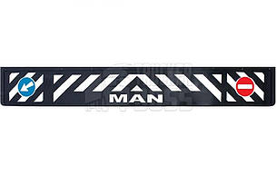 Бризковик на бампер "MAN" тиснений, чорний 2400*350мм