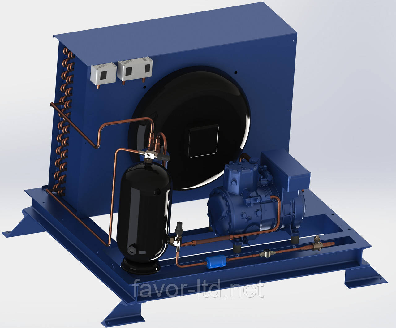 Компрессорно-конденсаторный агрегат HВ14/ B2-10,1Y - фото 1 - id-p86912388